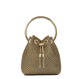 Jimmy Choo Bon Bon Metallic Handbag.